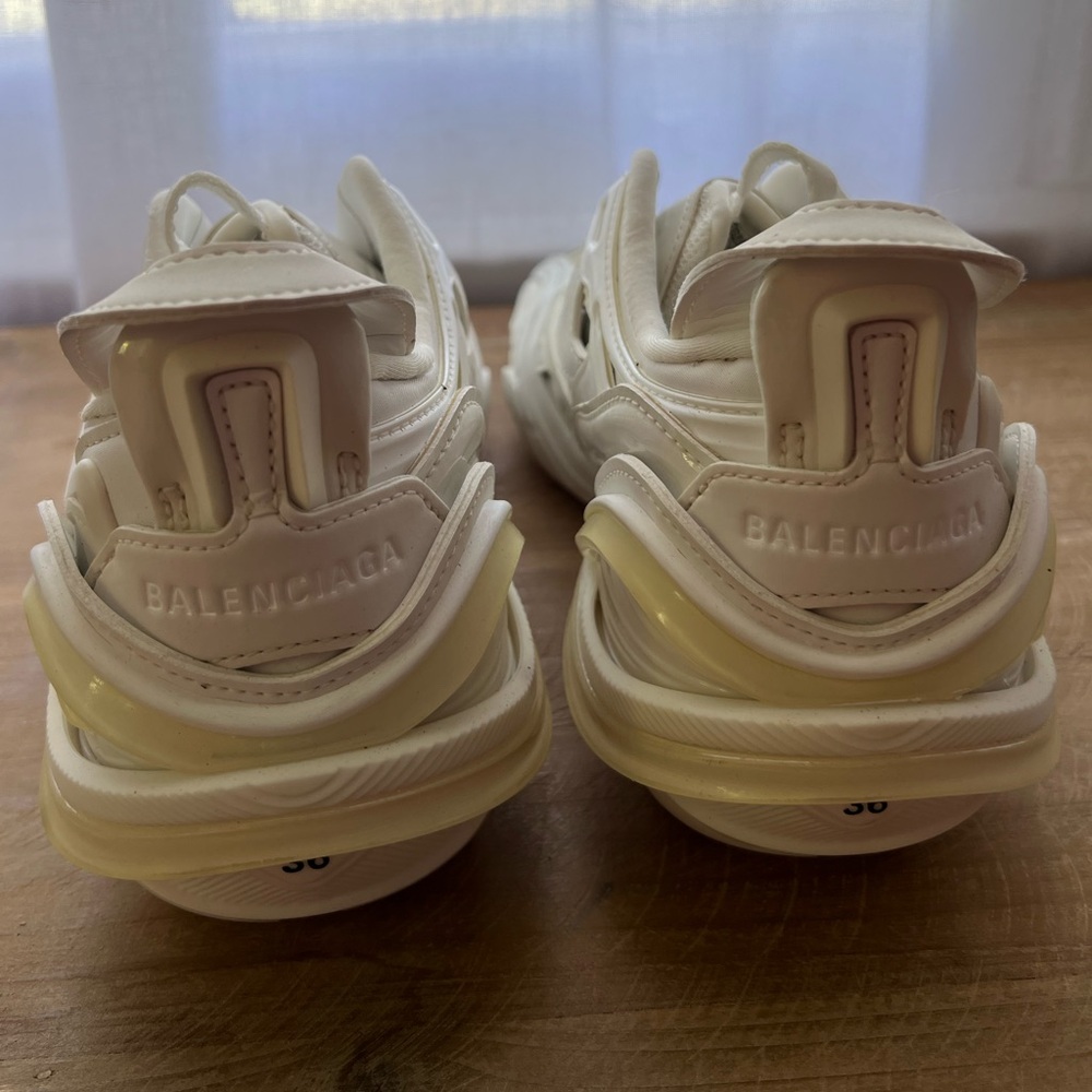 Balenciaga Women's Tyrex Low Top Sneakers in White Size 36 - Picture 5 of 12